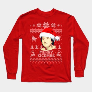 Jackie Chan Merry Kickmas Long Sleeve T-Shirt